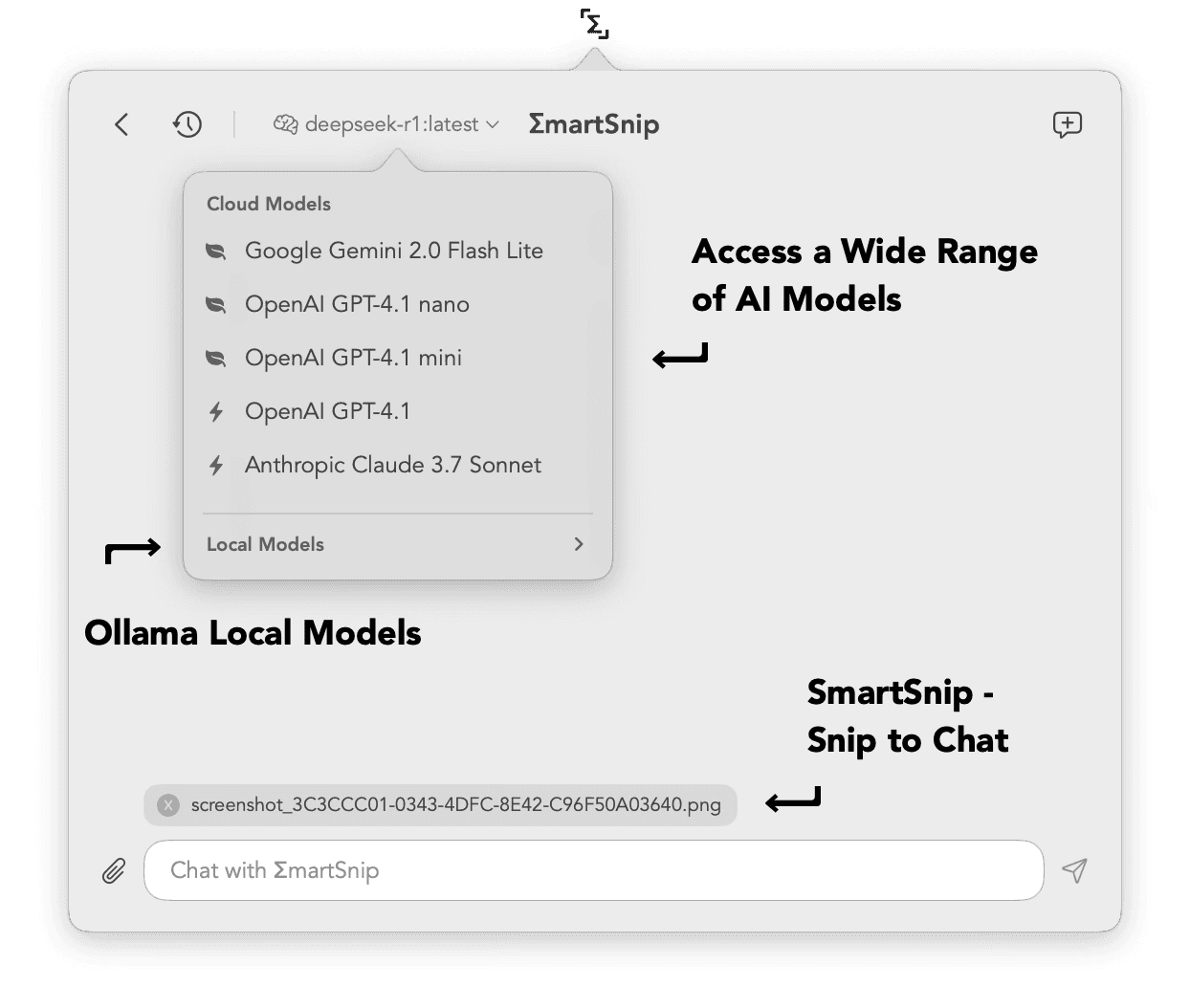 SmartSnip Workflow Integration - Seamless LaTeX OCR Tool MathPix Alternative